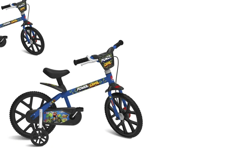 Bicicleta infantil 4 a 6 Anos Aro 14 Power Game Bandeirante