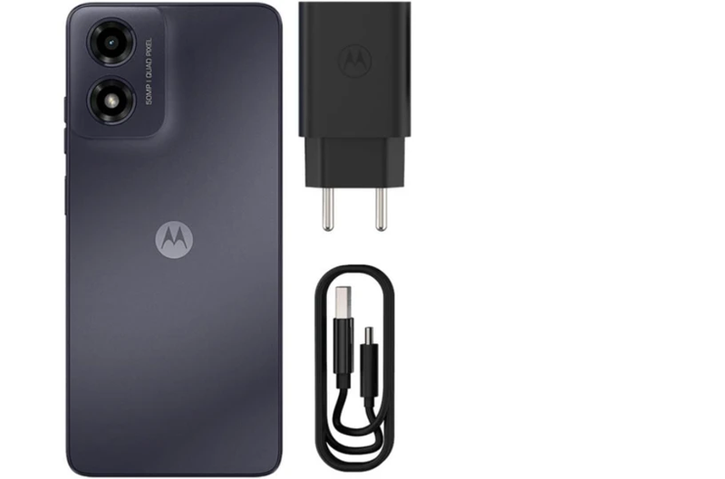 Smartphone Motorola Moto G04S 4G 128GB 8GB RAM Boost Tela 6.6" Câmera AI 50MP + Selfie 5MP - Grafite
