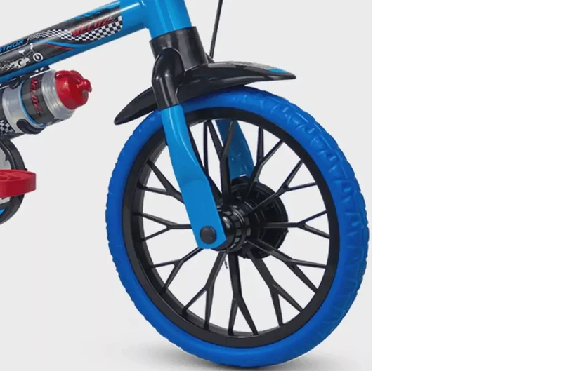 Bicicleta Infantil Bike 3 a 5 Anos Nathor Aro 12 Masculina Menino - Veloz Azul