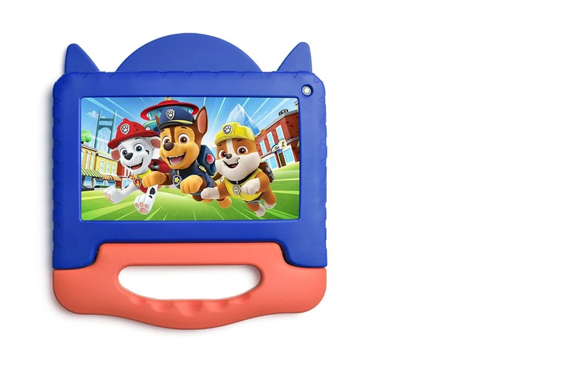 Tablet Infantil Patrulha Canina Chase com Controle Parental 64GB 4GB RAM Tela 7" Case Wi-Fi Android 13 Quad Core Multi - NB421